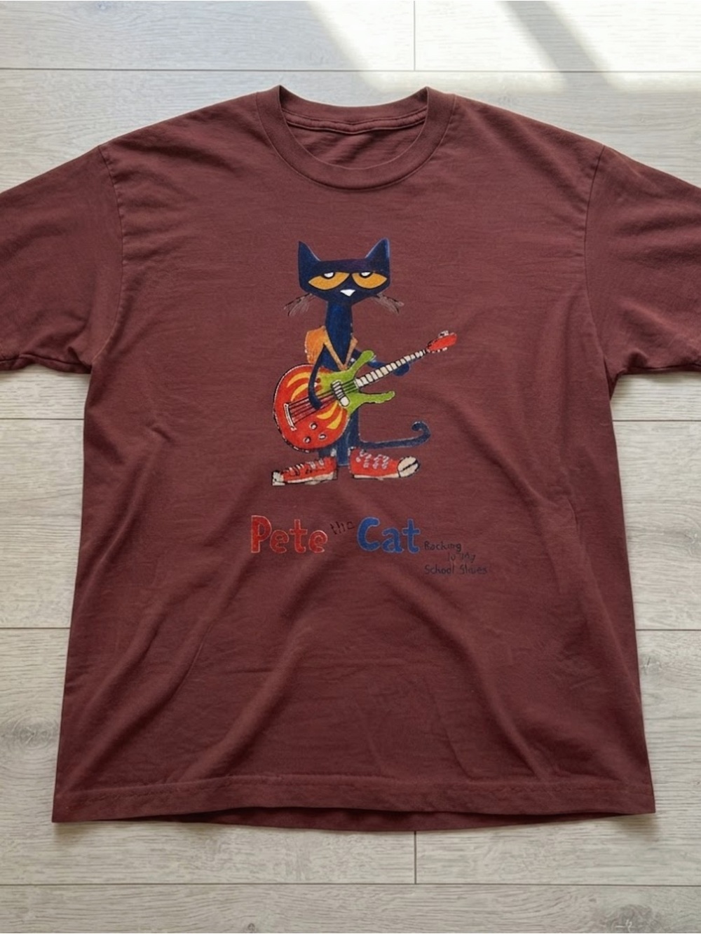 Pete the Cat Rocking School Shoes Gildan T-shirt